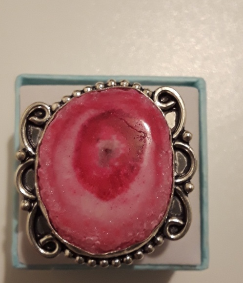 Jewelry - Solar druzy Agate ring size 6 925 Silver Jewelry - Solar druzy Agate ring size 6 925 Silver